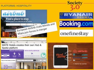 PLATFORMS: HOSPITALITY
MATE Hotels creates their own Hub &
Spoke platform
 