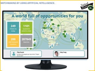 MATCHMAKING BY USING ARTIFICIAL INTELLIGENCE.
 