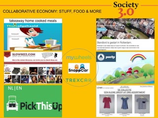 takeaway home cooked meals
COLLABORATIVE ECONOMY: STUFF, FOOD & MORE
 