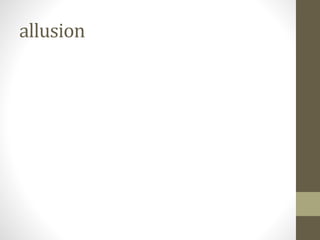 allusion
 