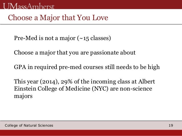 freshman pre med freshman college classes