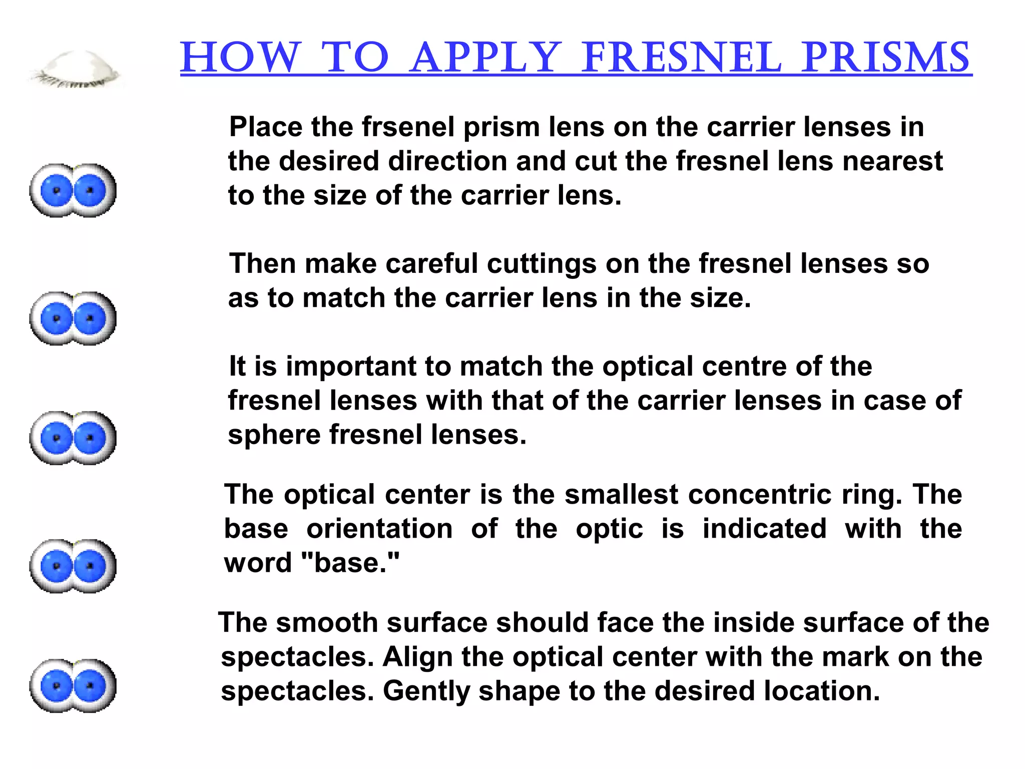 Freshnel Prism Final PPT