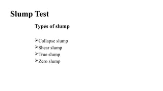 True Slump Graph Fresh Properties of Concrete materials.pptx