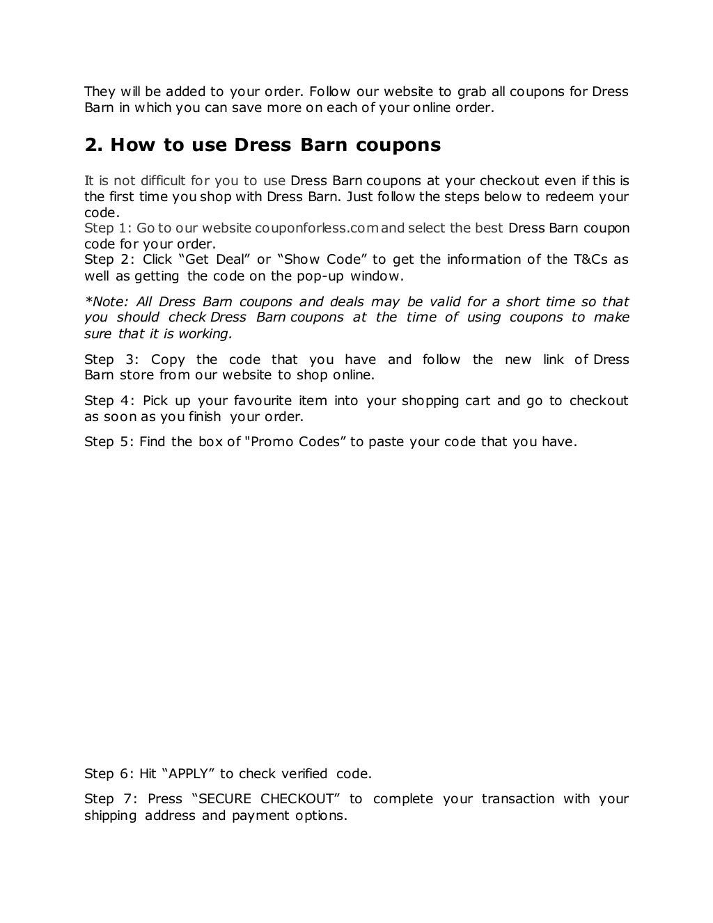 Fresh Styles With Dress Barn Coupons For A Discounted Price fresh-styles-with-dress-barn-coupons-for-a-discounted-price