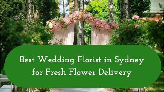 Fresh Wedding Flowers For Delivery By Renowned Florist In Sydney