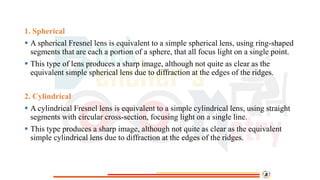 Fresnel Rings FRESNEL PRISMS AND LENSES by optom. Jithin Johney | PPTX