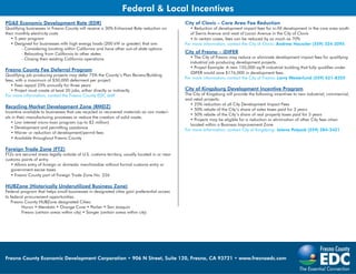 Fresno County Business Incentives Guide