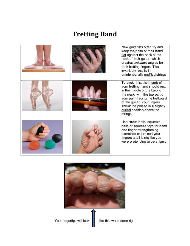 Fretting hand strength