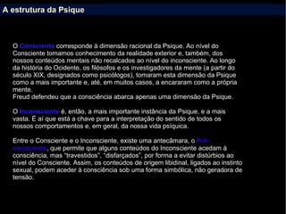 Freud e a Psicanálise