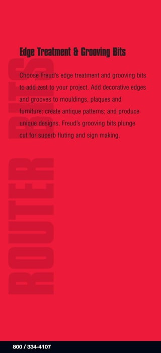 Freud Precision Router Bits | PDF