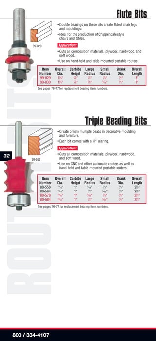 Freud Precision Router Bits | PDF