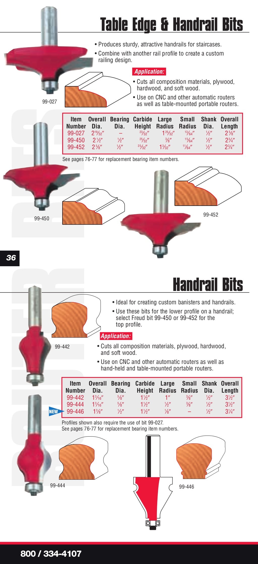 Freud Precision Router Bits