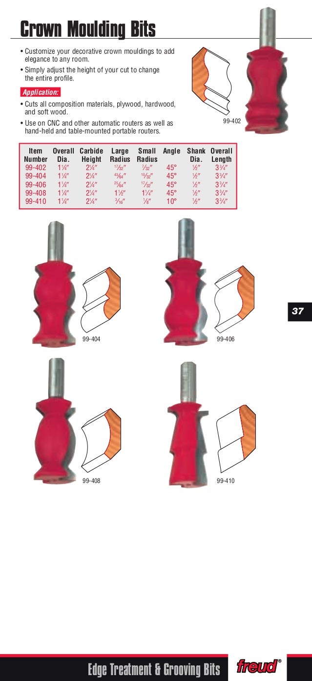 Freud Precision Router Bits