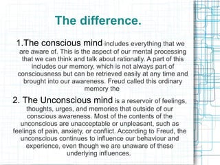 Freudian theories - dreams etc | ODP
