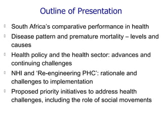 Health In South Africa: 20 Years After Apartheid | PPT