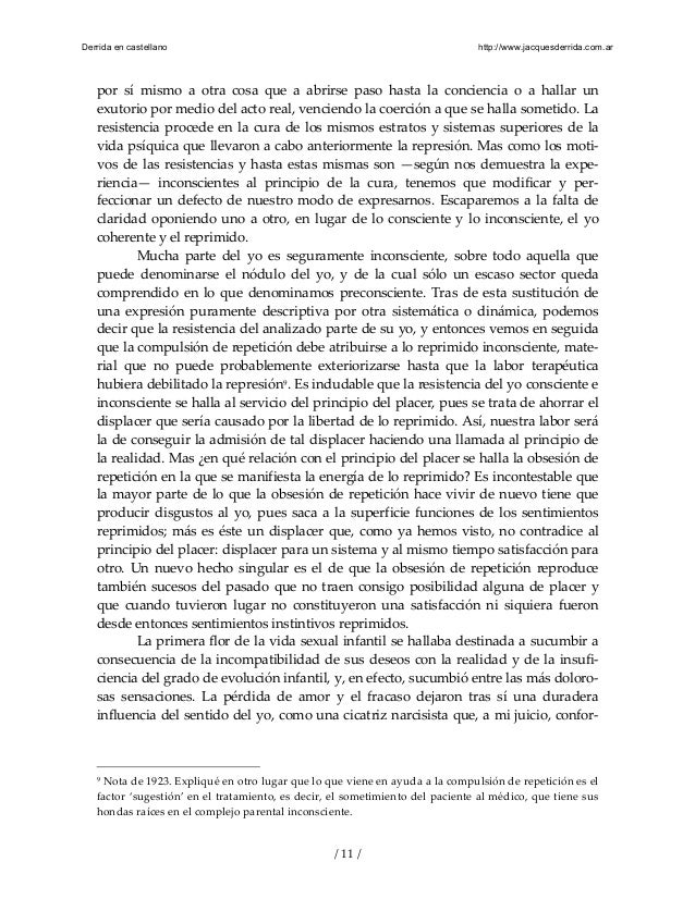 Freud Mas alla del principio del placer