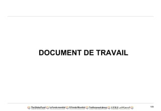 109
DOCUMENT DE TRAVAIL