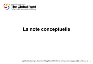 67
La note conceptuelle