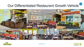 17
www.frgi.com
Our Differentiated Restaurant Growth Vehicle
 