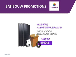 BATIBOUW PROMOTIONS
12/03/2015
 