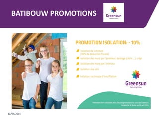 BATIBOUW PROMOTIONS
12/03/2015
 