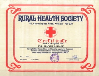Rural Health Fellow at Rural Health Society
