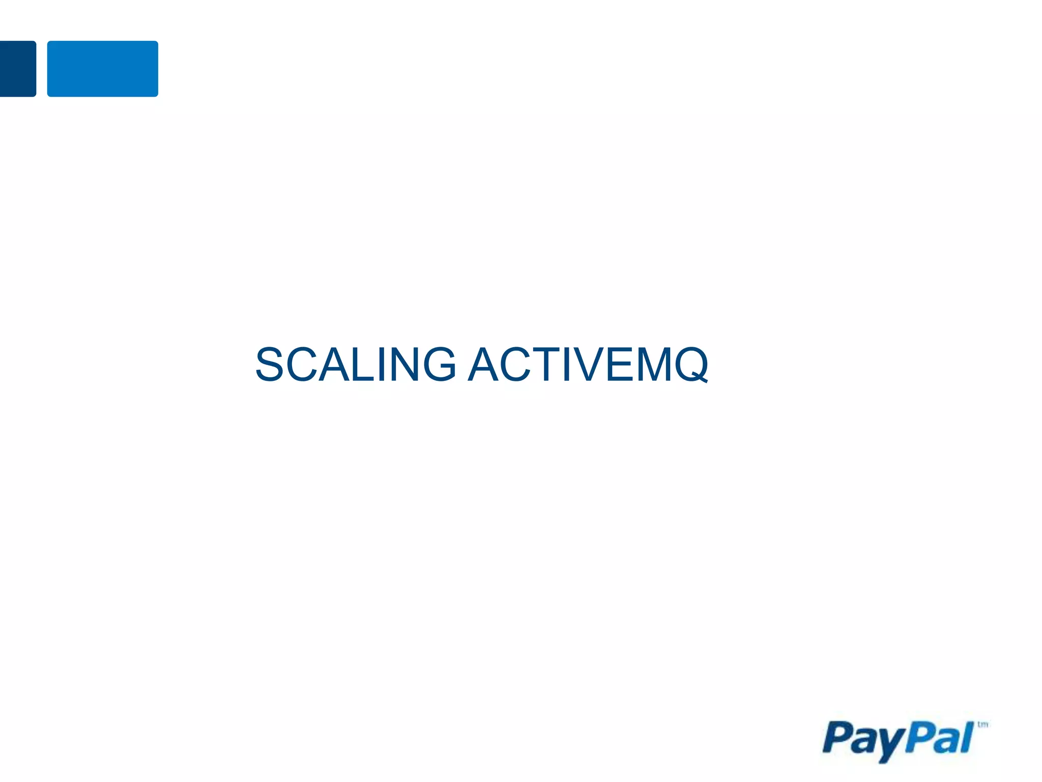 SCALING ACTIVEMQ
 