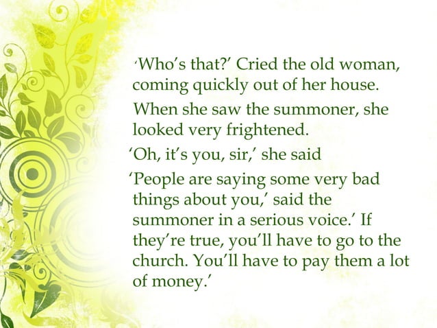 Friar s Tale Ppt