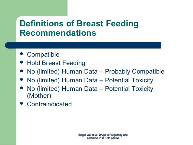 Medications and Lactation: Principles for Safe Practice for the Clini…
