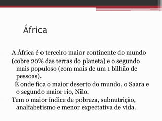 Aspectos Naturais da África – Clima e Vegetação - Brasil Escola