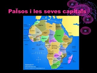 PaÏsos i les seves capitals
 