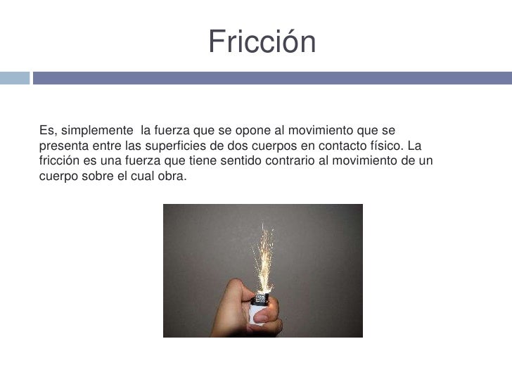 Fricción