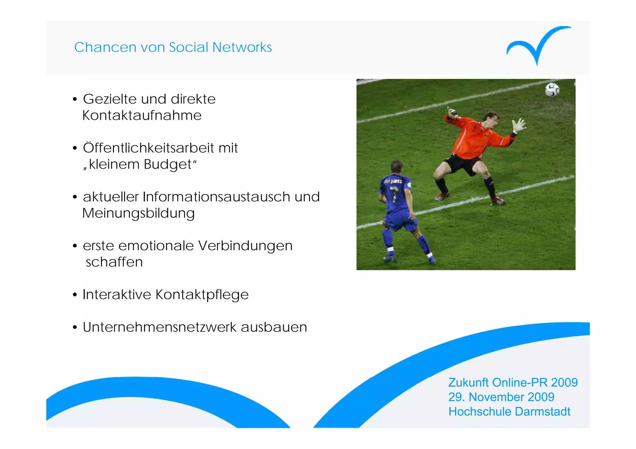 „Die ungeschriebenen Gesetze in den Social Networks“