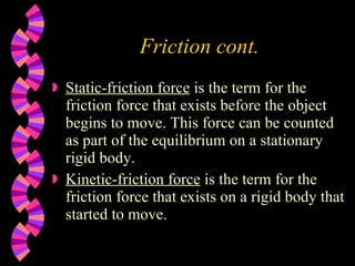 Friction | PPT
