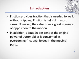 Friction Factor Animation Friction, factors affecting friction,types of friction, | PPTX
