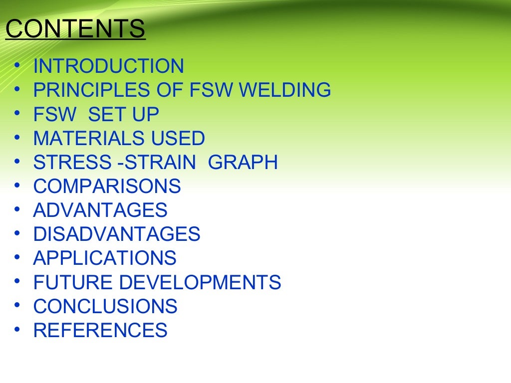 friction stir welding ppt friction stir welding ppt