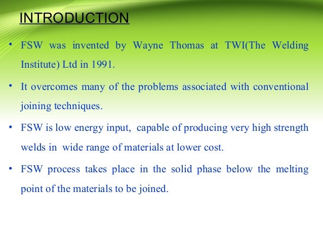 friction stir welding full report ppt Stress & strain analysis in friction stir welding with the ansys tool….