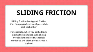 Friction Factor Animation Friction and Gravity Education Presentation in Peach and Yellow ...