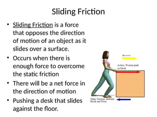 Friction In Science Friction and Newton Laws Powerpoint for physical science | PPTX