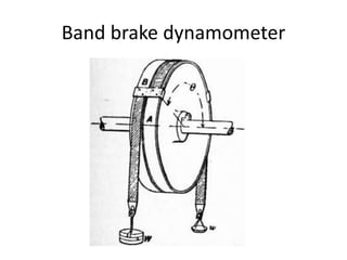 Band brake dynamometer
 