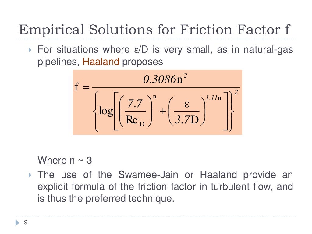 What Is Friction Factor Ideas of Europedias