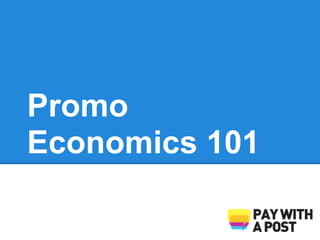 Promo
Economics 101
 