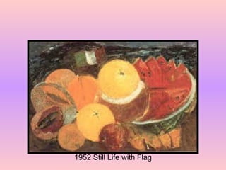 1952 Still Life with Flag 
