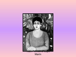 1929 Portrait of Lupe Marín 