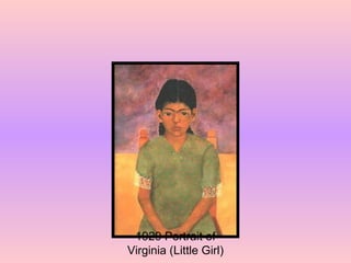 1929 Portrait of Virginia (Little Girl) 