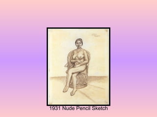 1931 Nude Pencil Sketch 