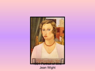 1931 Portrait of Mrs. Jean Wight 
