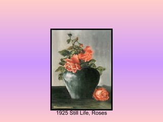 1925 Still Life, Roses 