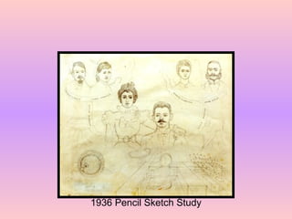 1936 Pencil Sketch Study 