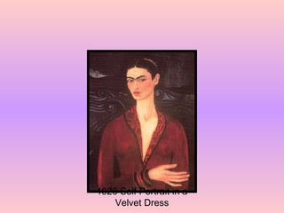 1926 Self Portrait in a Velvet Dress 